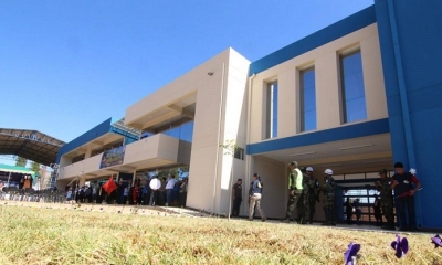 El presidente Evo Morales Ayma entregó infraestructura a la Escuela Superior de Maestros 