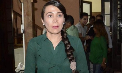Karen Suárez, alcaldesa interina del municipio de Cochabamba/Foto. RRSS