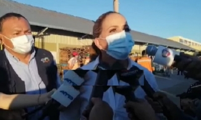 Angélica Sosa, alcaldesa interina de Santa Cruz/Foto. Captura de pantalla