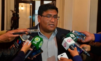 El ministro de Medio Ambiente y Agua, Carlos Ortuño.