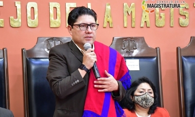 El consejero de la Magistratura, Marvin Molina.