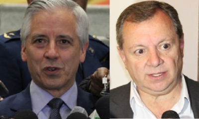 Álvaro Garcia Linera y Gringo Gonzáles/Foto. Kandire