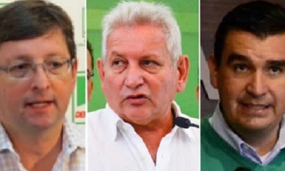 Oscar Ortiz, Ruben Costas y José María Leyes. Foto:Internet