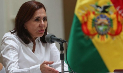La canciller Karen Longaric. | Foto archivo | Agencias