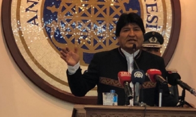 Evo Morales  en Turquia/Foto. RRSS