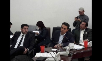 El ministro responde a los cuestionamientos de la Cámara de Diputados. Foto: Miguel Melendres