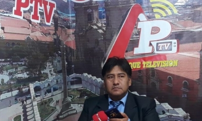 El periodista potosino Kenny Fernández 
