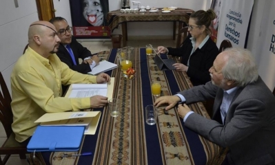 Francisco José Eguiguren Praeli, se reunió con el Defensor del Pueblo/Foto. RRSS