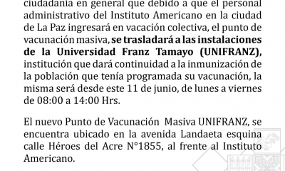 El documento indica que la atención será desde este viernes 11 de junio de 08h00 a 14h00 de lunes a viernes.