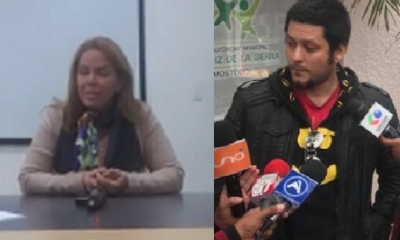 Angélica Sosa y Federico Morón/Foto. Captura de pantalla