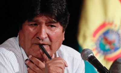 Foto / Archivo : El expresidente Evo Morales