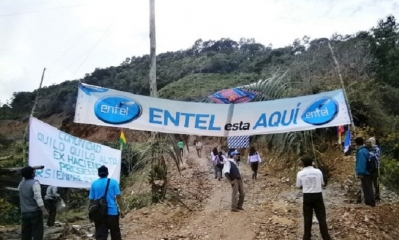 Foto / Archivo : Modernización de la estación Radio Base de ENTEL