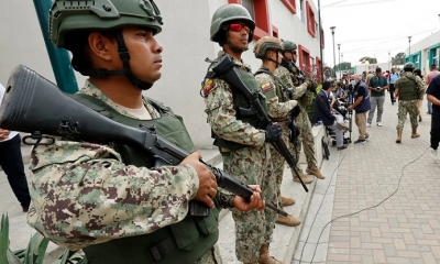 Ecuador vota en medio del mayor despliegue de seguridad de su historia