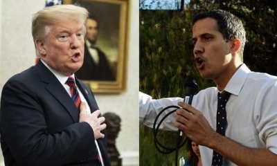 Donald Trump y Juan Guaidó | Fuente: Composición RPP (EFE y AFP)