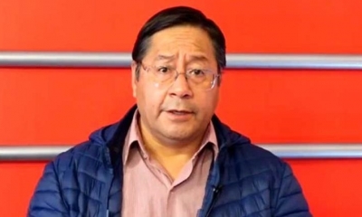El presidente electo, Luis Arce