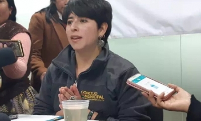  Cecilia Chacón,  concejala de Sol.Bo/Foto. RRSS