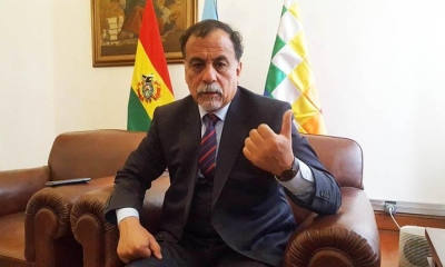 El embajador de Argentina, Normando Álvarez. 
