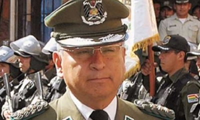 Óscar Alvis,  excomandante departamental de la Policía de Cochabamba/Foto. RRSS