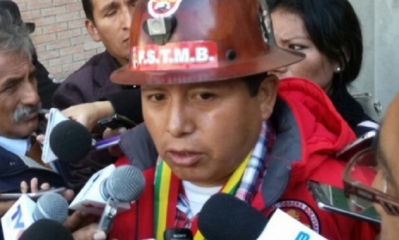 Juan Carlos Huarachi, secretario ejecutivo de la COB/Foto. RRSS