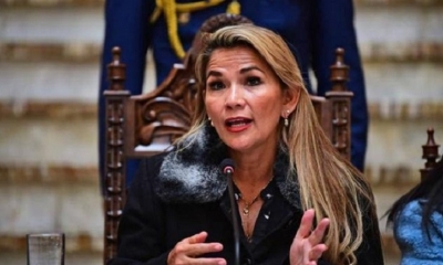 La expresidenta Jeanine Áñez 
