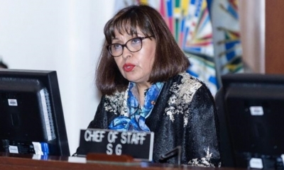 Nardi Suxo en su comparecencia ante el organismo internacional. | Foto: ONU