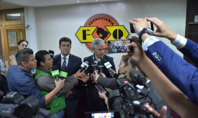 El presidente en ejercicio Álvaro García Linera 
