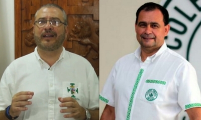 Rómulo Calvo y Wilfredo Anzoátegui. Fotos: Comité pro Santa Cruz y Facebook.