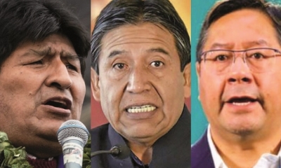 Tres corrientes del MAS en pugna de poder.