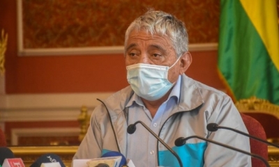 El alcalde de la ciudad de La Paz, Iván Arias