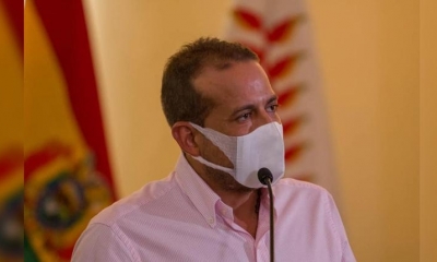 El gobernador de Santa Cruz, Luis Fernando Camacho