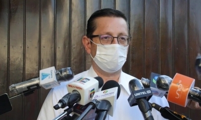 Óscar Ortiz, ministro de Desarrollo productivo. ABI