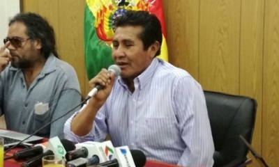 Ministro Eugenio Rojas este viernes.