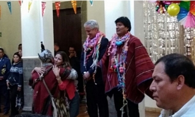 Morales, aseguró que el gobierno continuará trabajando para mejorar la condición de vida de todos los bolivianos