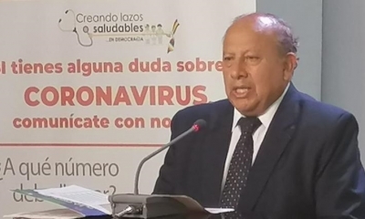 El jefe nacional de la Unidad de Epidemiología del Ministerio de Salud, Virgilio Prieto