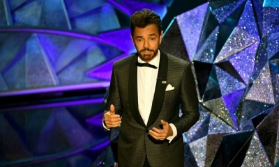 El actor Eugenio Derbez durante la 90.ª edición de los premios Óscar. Foto:RT