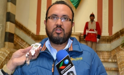 Milton Claros, Ministro de Obras Públicas. Foto: ABI