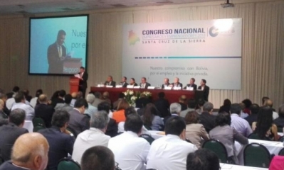 Congreso Nacional de Empresarios Emprendedores que se desarrolla en la ciudad de Santa Cruz. Foto: Josué Hinojosa