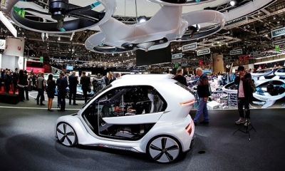 El concepto Pop.Up Next, de Airbus, Audi e Italdesign. Foto: RT
