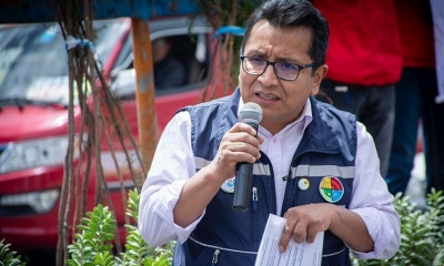 El defensor del Pueblo, Pedro Callisaya. Foto: Defensoría del Pueblo