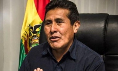 Ministro de Desarrollo Productivo y Economía Plural Eugenio Rojas.