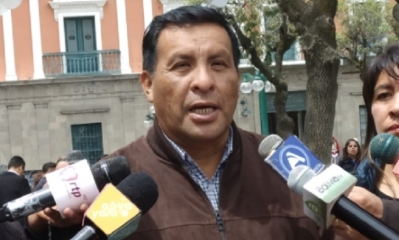 Juan Carlos García, ejecutivo de la Confederación de Gremiales de Bolivia/Foto. RRSS