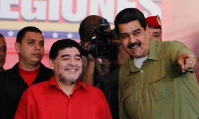Maradona y Maduro/Foto. RRSS