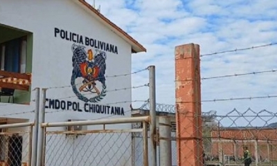 Policía en San José de Chiquitos