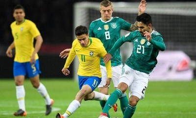 Brasil ganó 1-0 en su visita a la campeona del mundo, Alemania. Foto: Internet