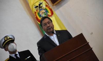 Primer mandatario de Bolivia Arce Catacora 