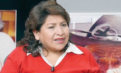 Dina Chuquimia, exvocal de la TSE/Foto. RRSS