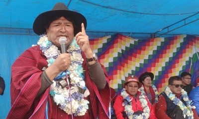 El expresidente Evo Morales. 