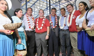 Así fue recibido el presidente de la ODESUR/Foto. RRSS