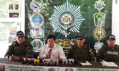 Viceministro de Sustancias Controladas, Jaime Mamani