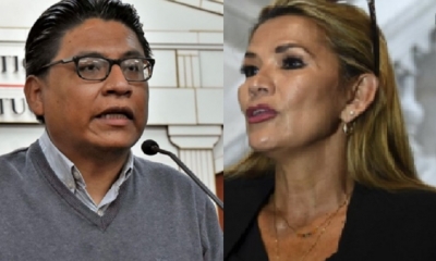 iván Lima y Jeanine Añez/Foto. Kandire 